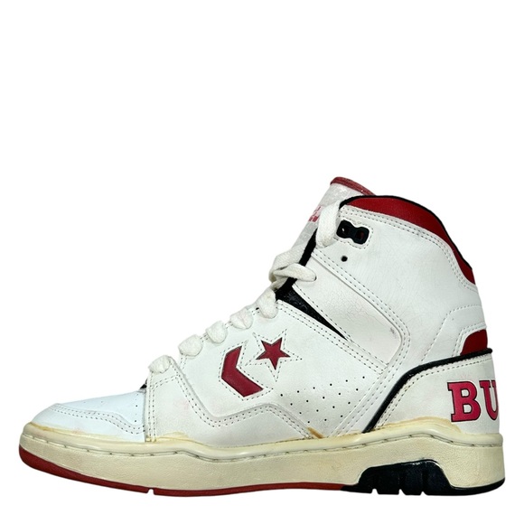 VTG 80s Converse NBA Basketball Chicago Bulls Sneakers Size 6.5 Right Shoe Only - Picture 5 of 16